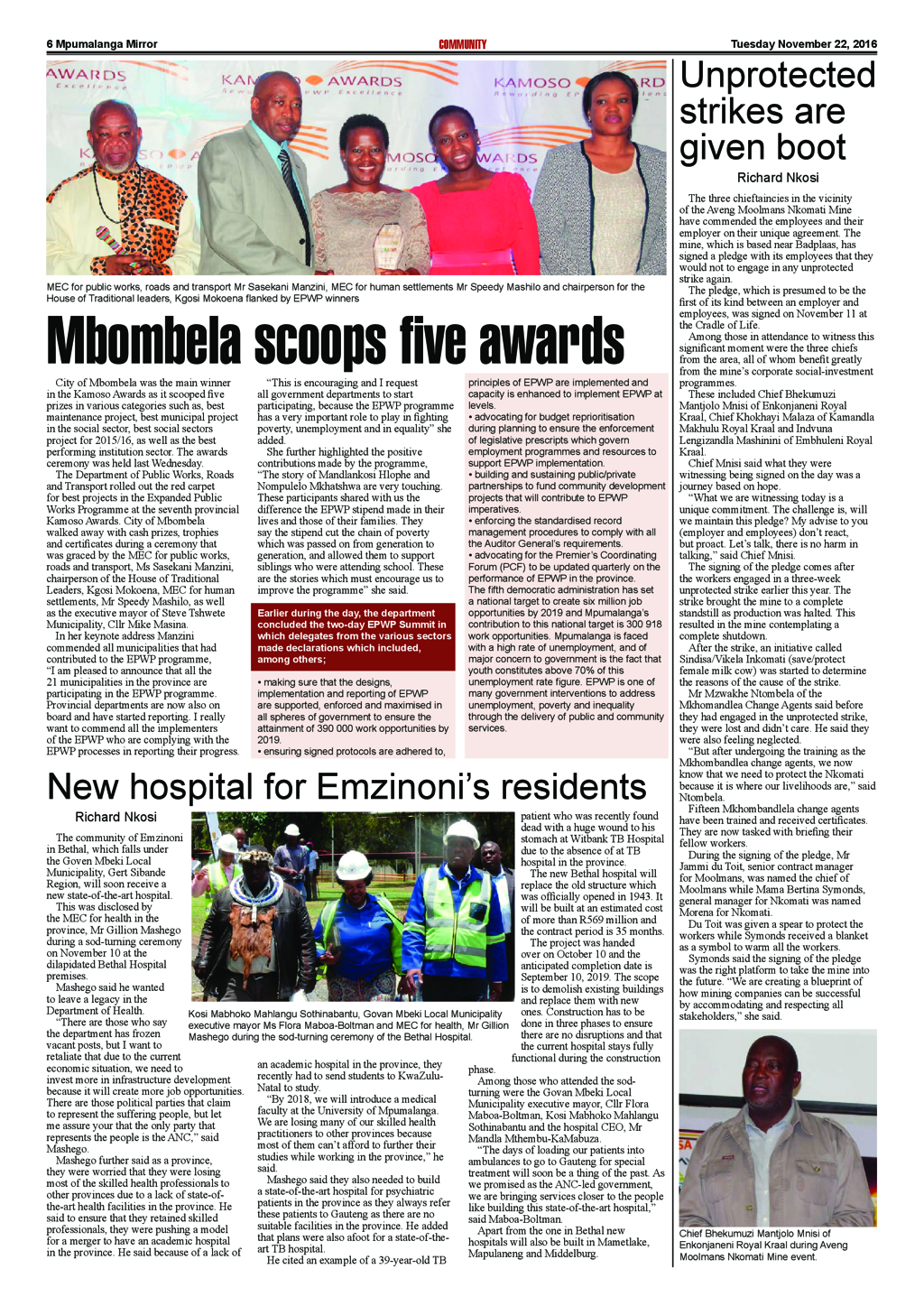 MP Mirror 22 November 2016 page 6
