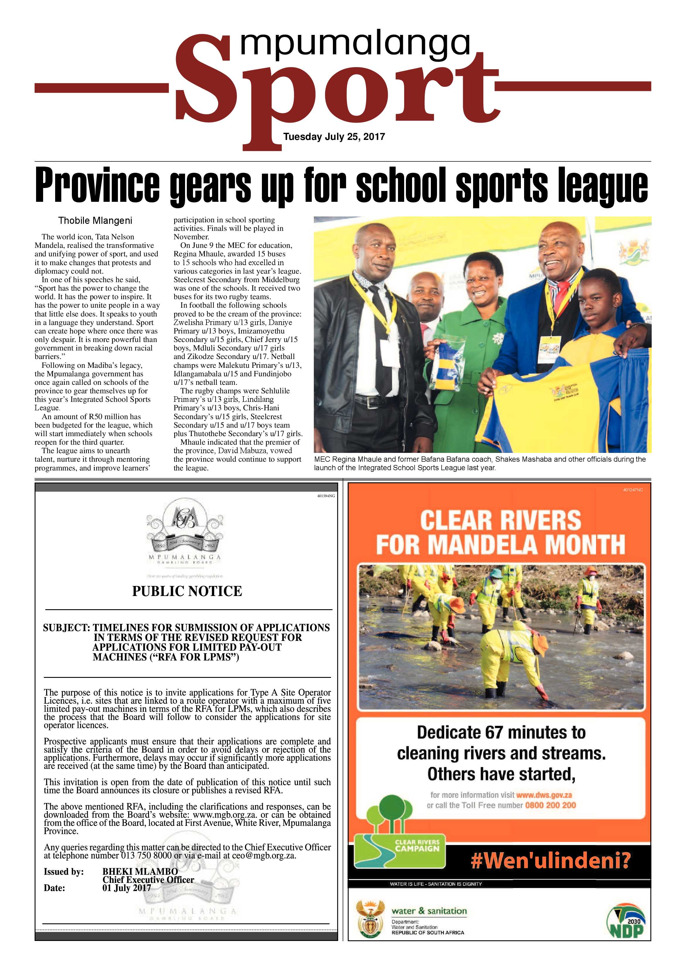 Mpumalanga Mirror 25 July 2017 page 4