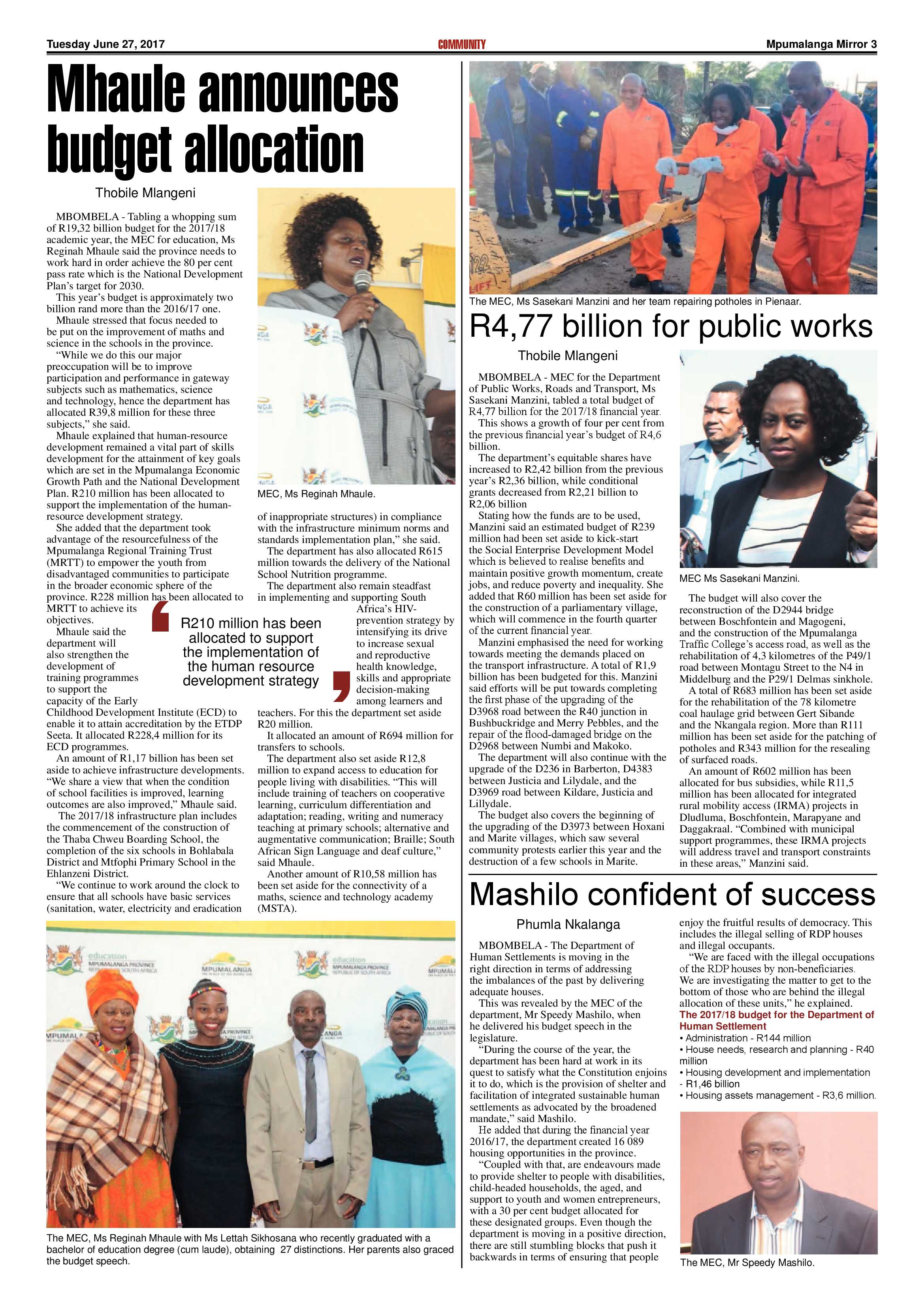 MP Mirror 27 June 2017 page 3