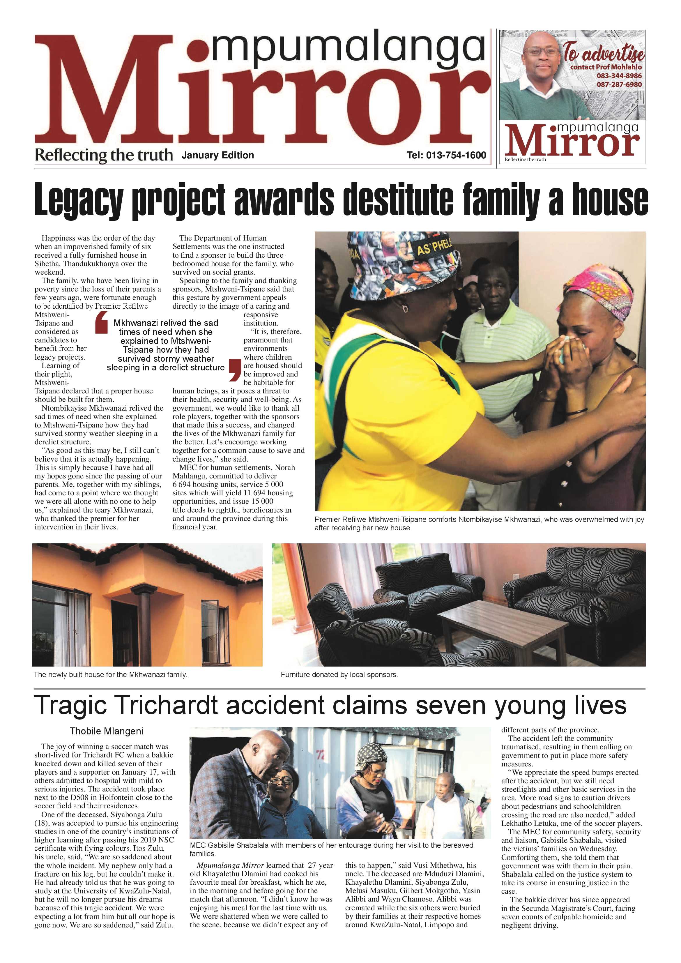 MP Mirror 28 January 2020 page 1