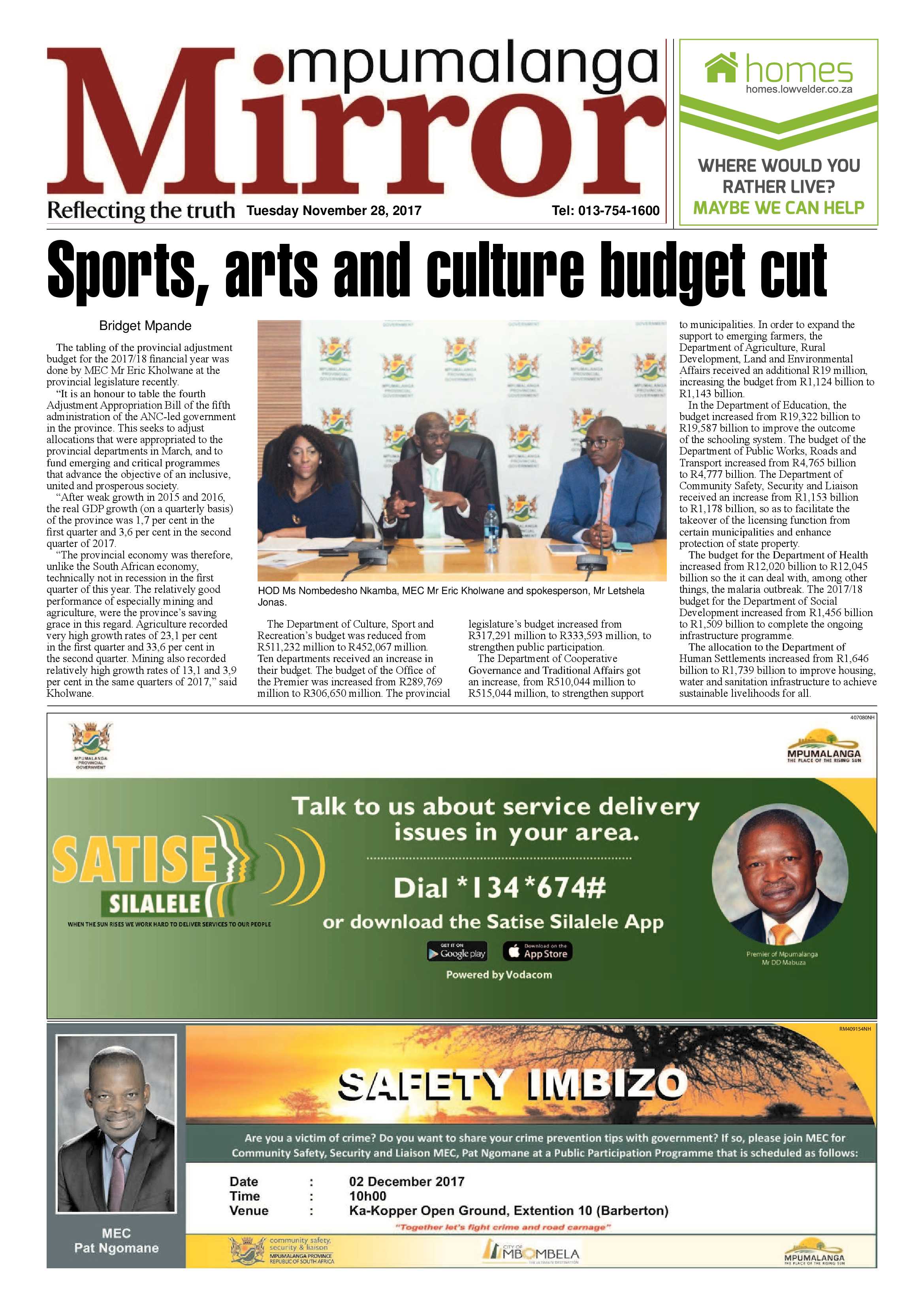 MP Mirror 28 November 2017 page 1
