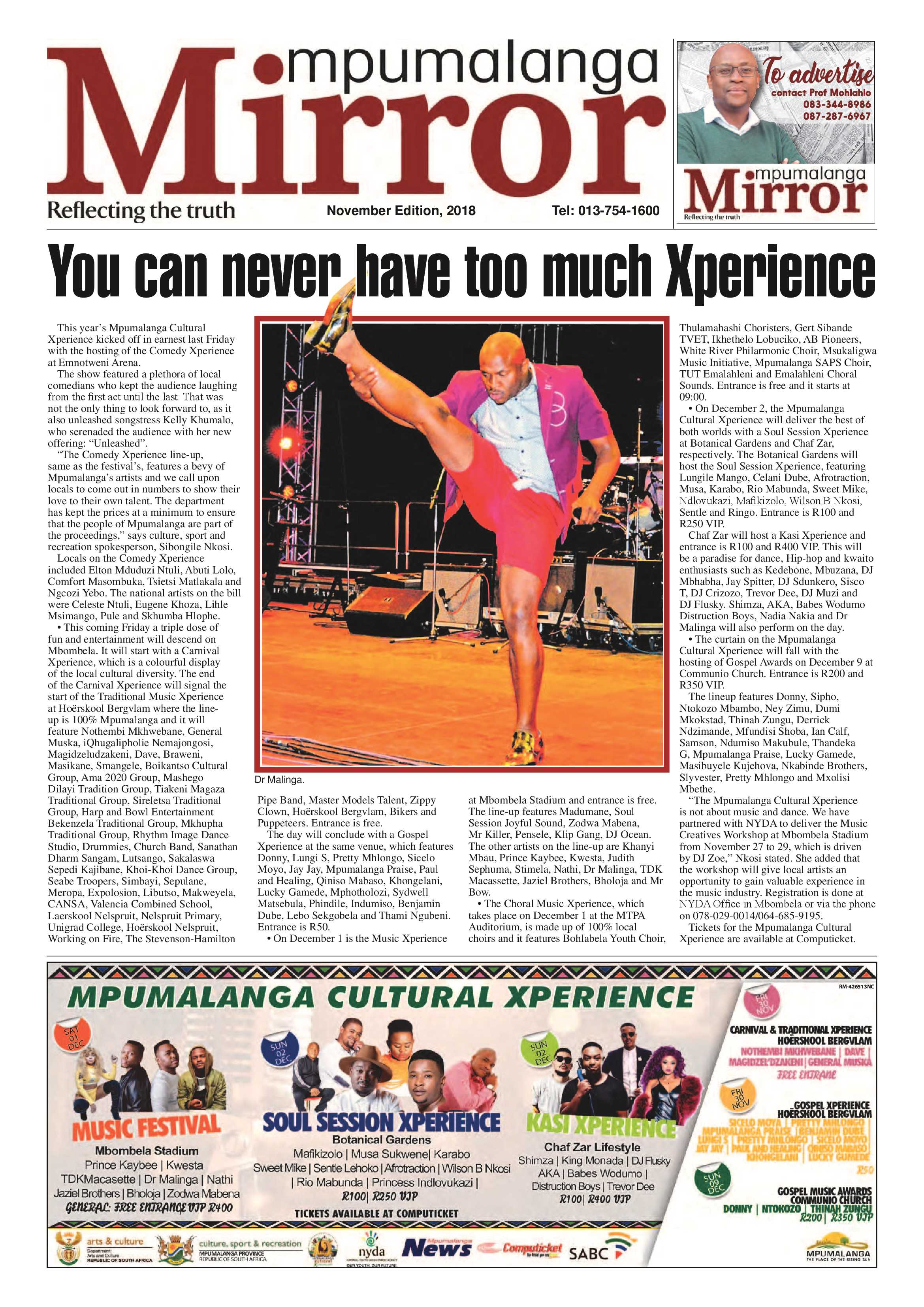 MP Mirror November Edition 2018 page 1