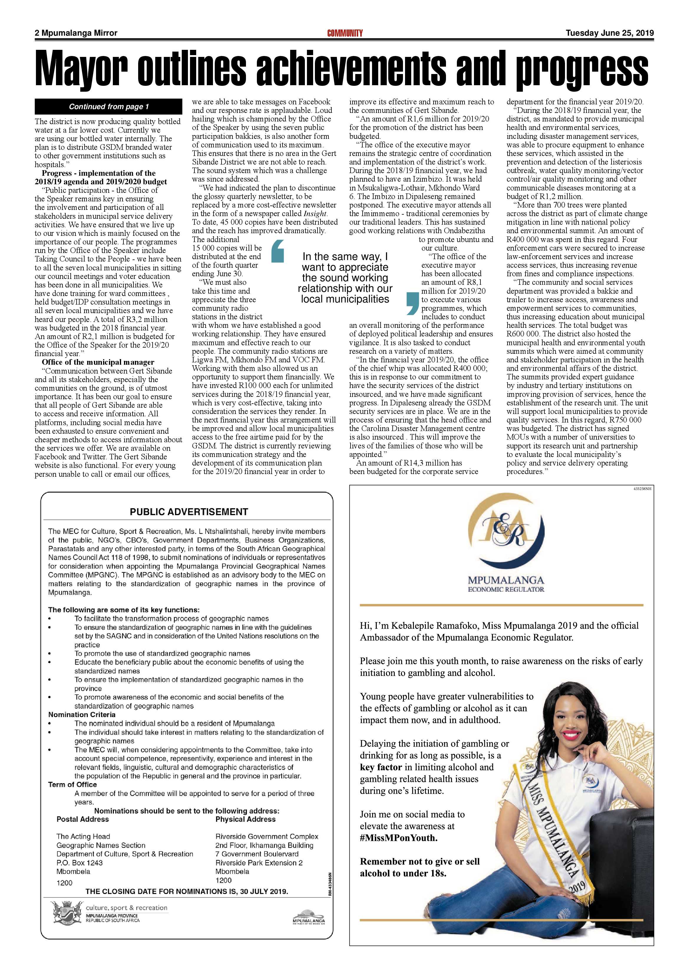 MP Mirror June Edition 2019 page 2