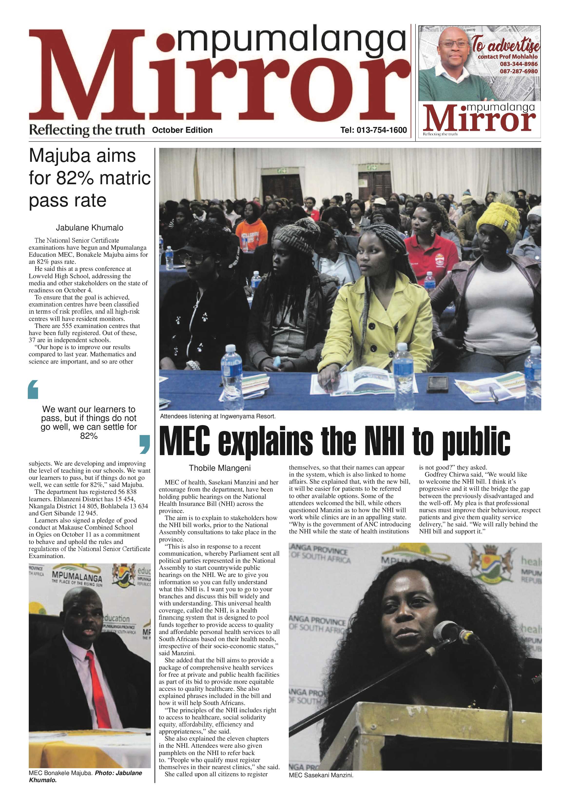 MP Mirror October Edition 2019 page 1