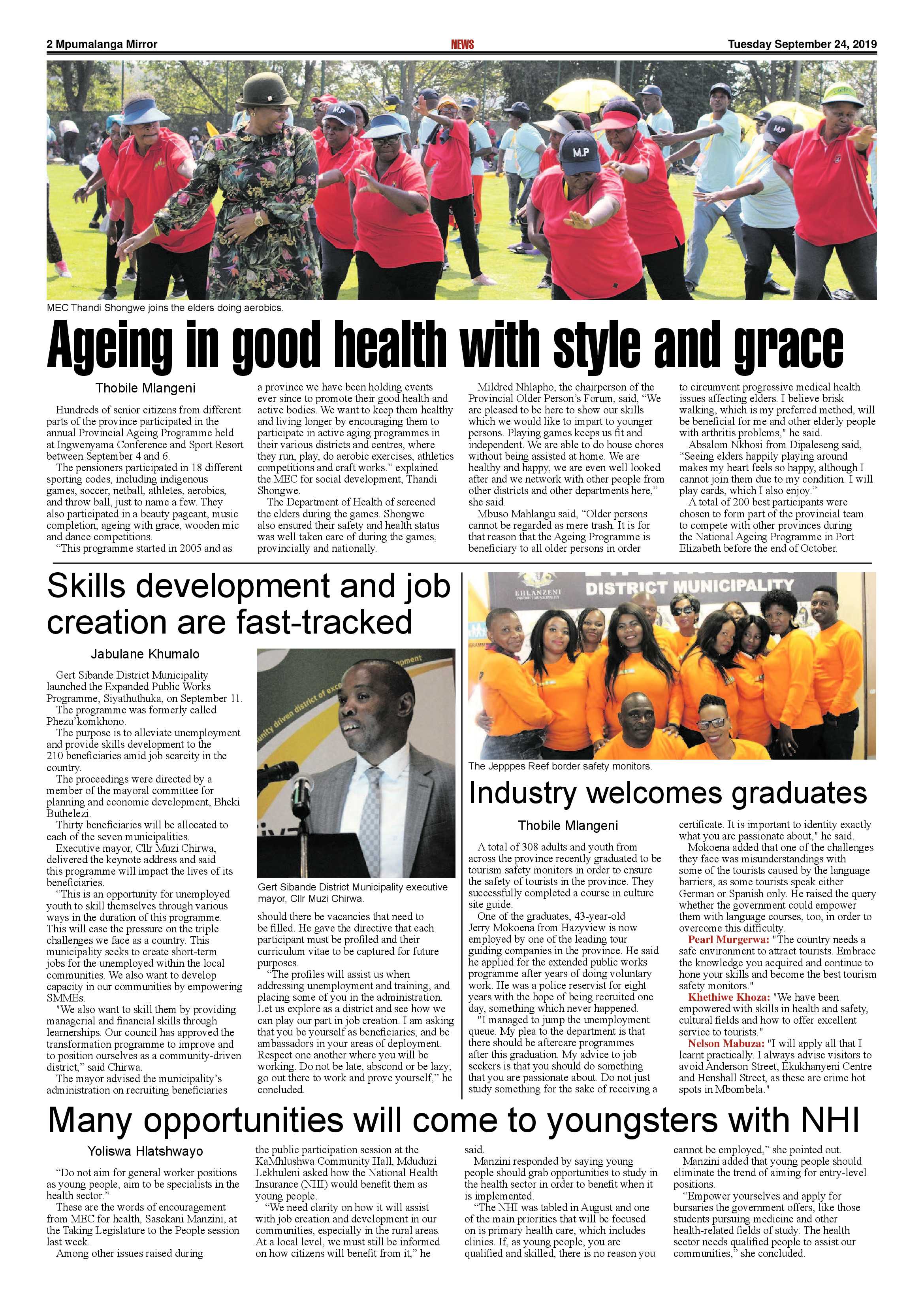 Mpumalanga Mirror 24 September 2019 page 2