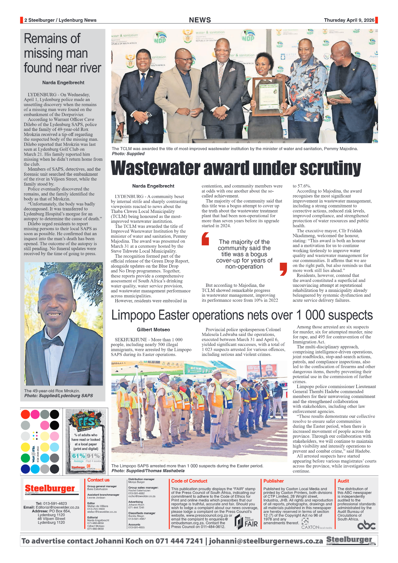 Lowvelder Express 09 April 2026 page 2