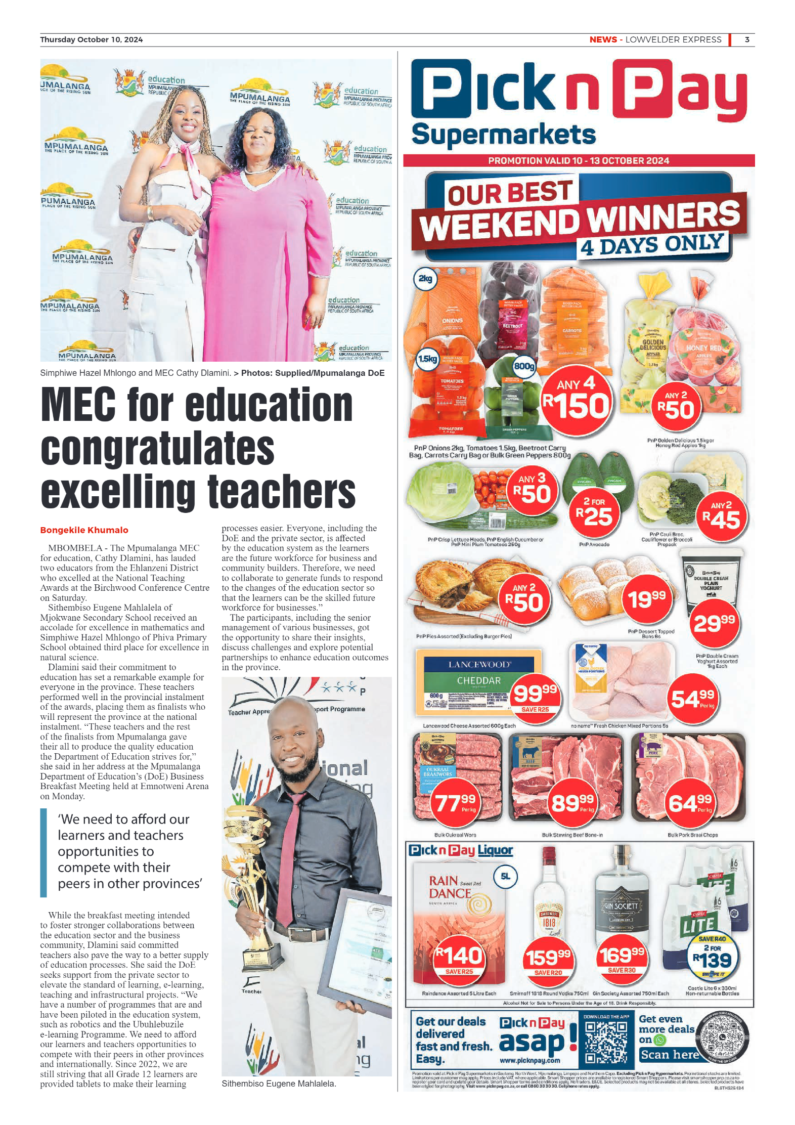 Lowvelder Express 10 October 2024 page 3